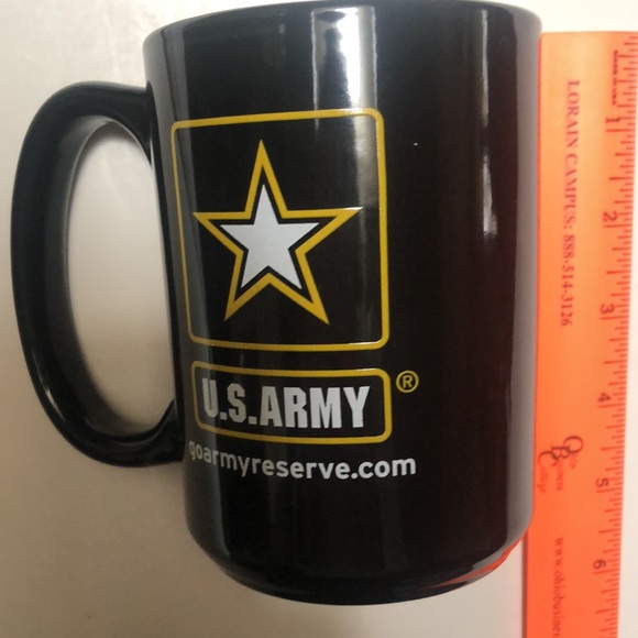 US Go Army Gold Star Black Mug - Picture 4 of 7